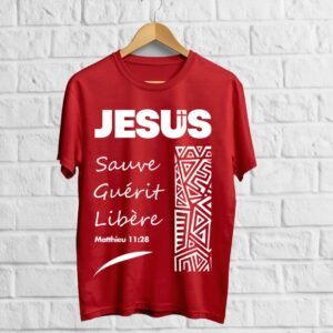 Tee shirt rouge pure coton