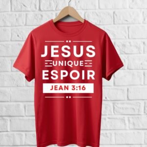 Tee shirt rouge pure coton